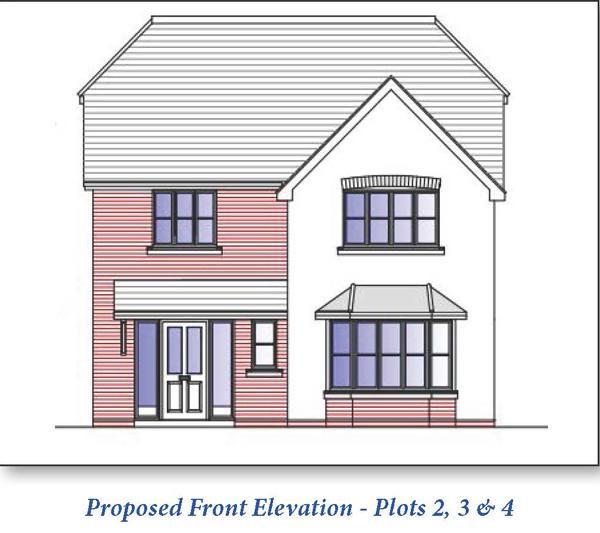 Lot: 44 - VALUABLE LAND WITH PLANNING FOR SEVEN NEW HOMES - 